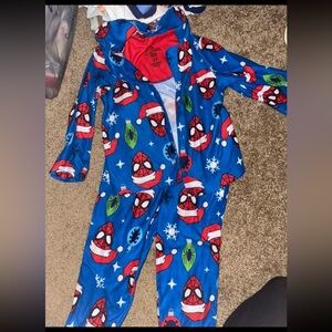 Marvel Spider-Man Festive Blue Pajama Set